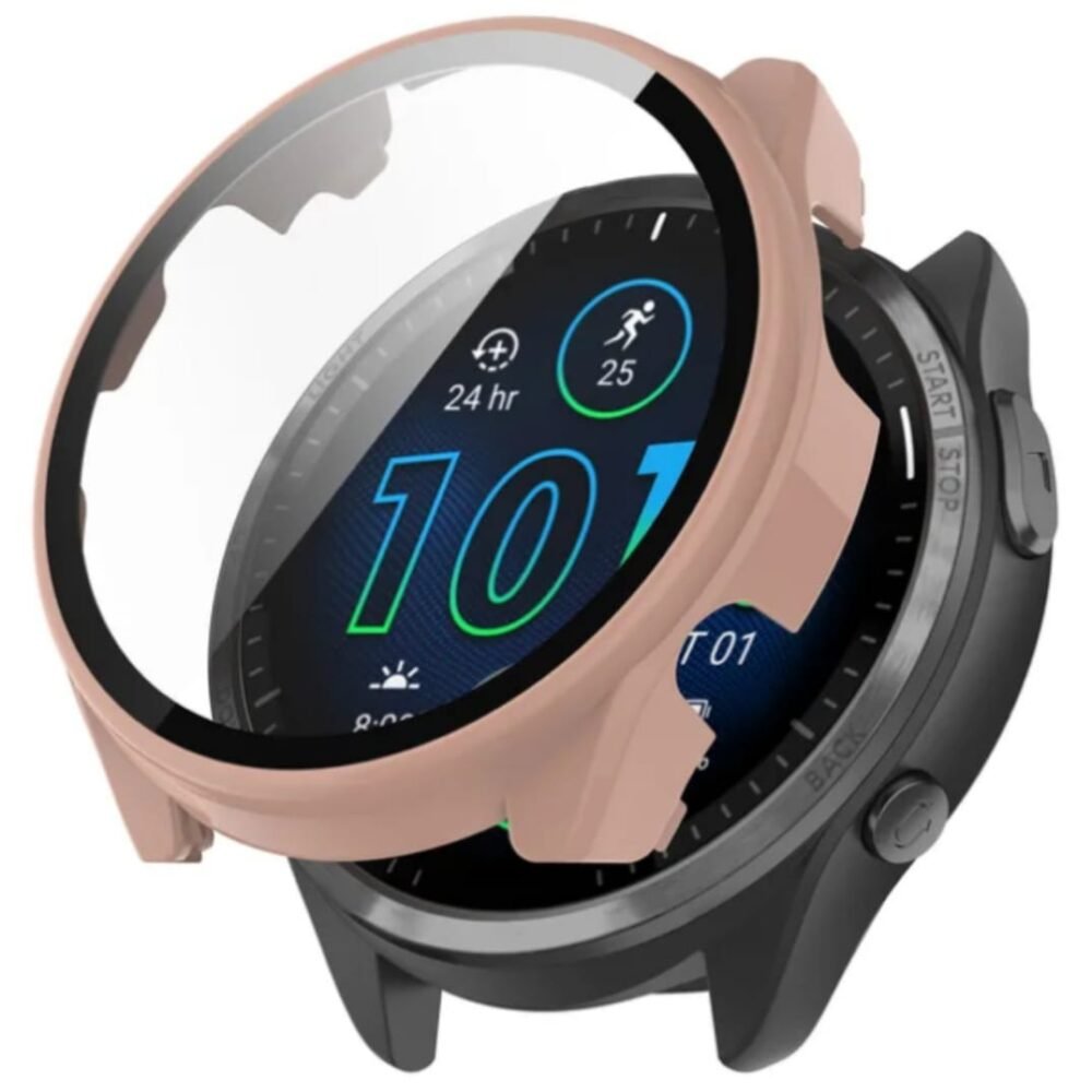 Garmin Compatible Screen protector with case Forerunner 965