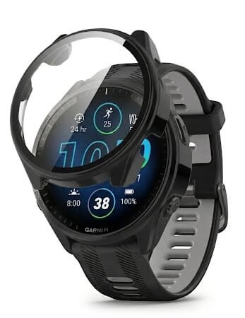 Garmin Forerunner 965 Screen Protector with Premium case