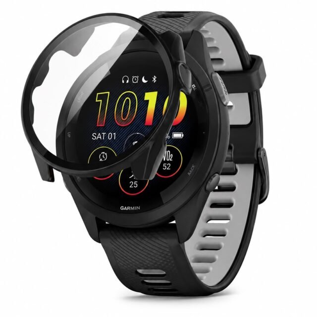 Garmin Forerunner 265 Screen Protector with Premium case